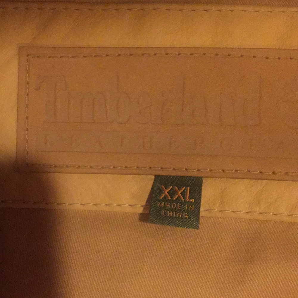Timberland cowhide leather jacket